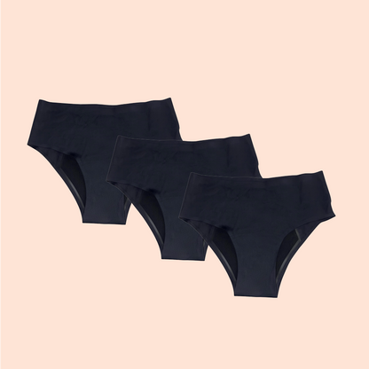 Heavy Flow Mid Brief x3 Set